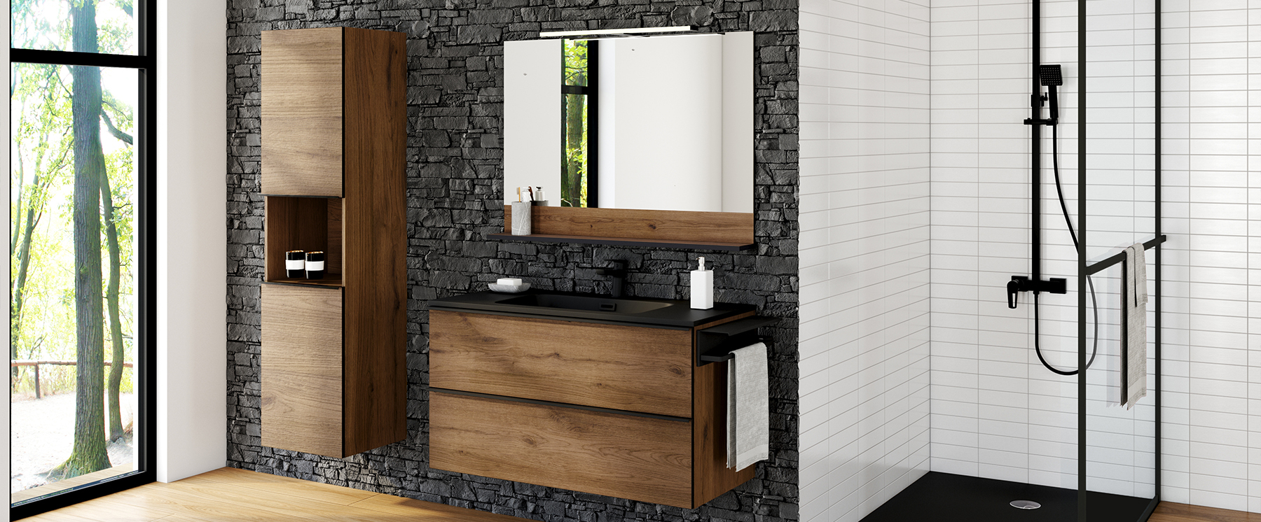 Abattant wc design kristal - noir ALLIBERT 123170