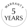 Warranty 5 years